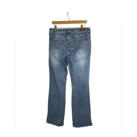 Judy Blue slim bootcut jeans‎ size 15/32 stretch high rise split ankle - Picture 2 of 6